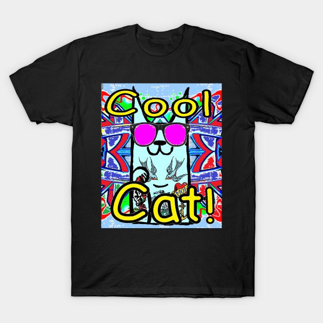 Tattoo cat cool cat kpop kitty 7 by LowEndGraphics